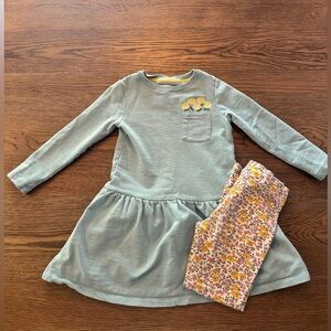 Mini Boden Dress and Legging Outfit 6/7